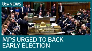 Live: MPs debate early general election | ITV News