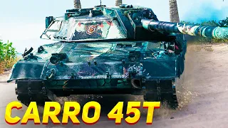 Carro 45t 1 vs 5 - 6 Kills, 8,5K Damage | World of Tanks Lost Paradise.