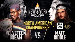 Velveteen Dream(c) vs. Matt Riddle - NXT TakeOver: New York Highlights