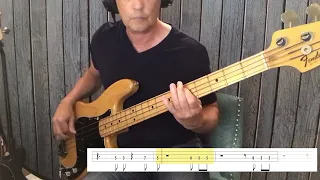 “Talking In Your Sleep”- The Romantics - Bass Cover (tab & lyrics) FRANKS BASS COVERS