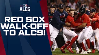 The Red Sox walk-off on back-to-back nights to send them to the ALCS!