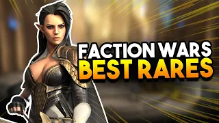 Best RARE for each FACTION WARS Team!! | Raid: Shadow Legends