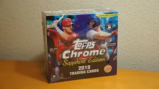 2019 Topps Chrome Sapphire Edition - 1 box break!