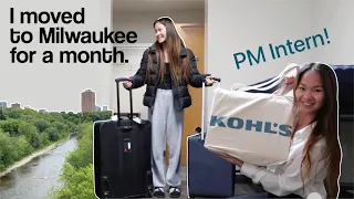 Move-in + First Day as a Product Management Intern at Kohl's in Milwaukee, Wisconsin