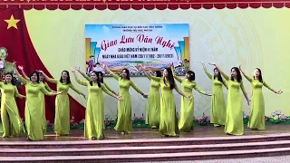 Múa “Sắc Xuân”|Giáo viên Trường TH Phú Đa