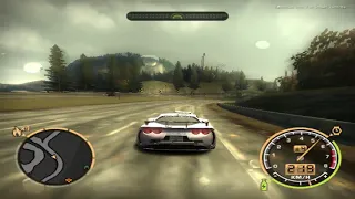 Corvette C6... Touching top speed!!! (360Kmh)...NFS Most Wanted 2005.