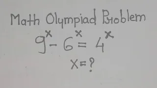 A Nice Olympiad Exponential Problem #maths #mamtamaam #olympiad