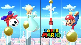 Super Mario Party - MiniGames - Social Climbers 수퍼 마리오 파티 미니게임 봉 오르기 대결! | スーパーマリオパーティ | 닌텐도 스위치게임