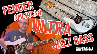 Fender American Ultra Jazz Bass unboxing, demo & first impressions - room34