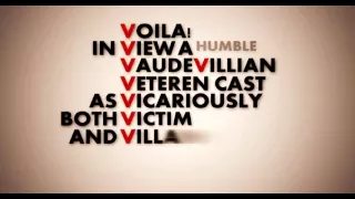 V for Vendetta - Kinetic Typography