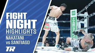 Nakatani Pummels Santiago To Become 3-Division Champ | FIGHT HIGHLIGHTS