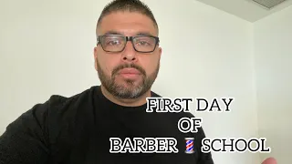 What To Expect On The FIRST DAY of BARBER 💈 School