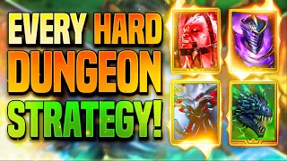 TEAMS & STRATEGY FOR EVERY HARD MODE DUNGEON! (So Far)