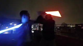 Lightsabers in the Rain