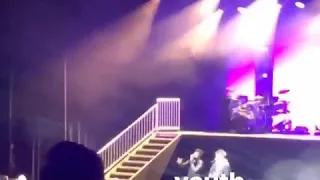 Shawn Mendes performing Youth with Khalid