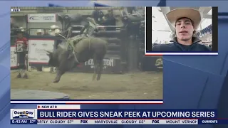Bull rider gives sneak peek at upcoming series