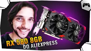 RX 580 8GB do Aliexpress Chegou! Teste e Unboxing