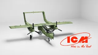 OV-10А Bronco, US Attack Aircraft (item 48300, 1/48) - Step by step instruction (ICM)