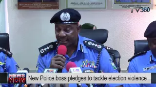 New Nigerian Police boss pledges to tackle election violence