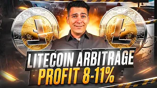 Crypto Arbitrage | Litecoin Arbitrage Strategy 2024 | News Crypto | Profit +11% | Arbitrage Strategy