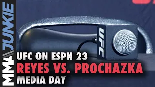 Archive of the UFC on ESPN 23: Reyes vs. Prochazka media day live stream