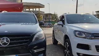 Mercedes ML350 Bluetec vs VW Touareg 3.0 TDI (Race)