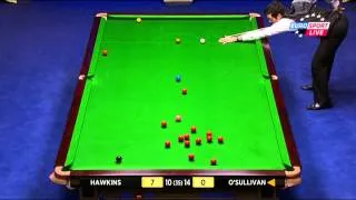 Ronnie O'Sullivan vs Barry Hawkins - 2013 WSC Final - Frame 25