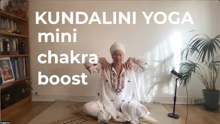 15-minute kundalini yoga chakra boost | FUN CHAKRA SEQUENCE | Yogigems