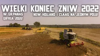 🔥Koszenie Gryki na Wielką skale!🔥Żniwa 2022✔Dwa kombajny na jednym polu!⭐Gr.Panas✔