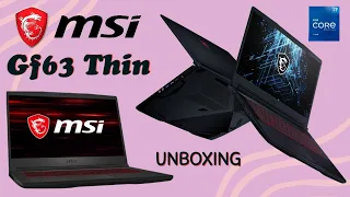 Budget Gaming Laptop MSI GF63 Thin (Core i7) Unboxing + Setting up | HSC Unboxing