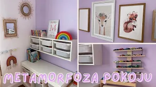 Metamorfoza pokoju 3 latki 💜 *niespodzianka jej wymarzonym kolorem* 💜