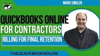 How To Record Retention In QuickBooks Online