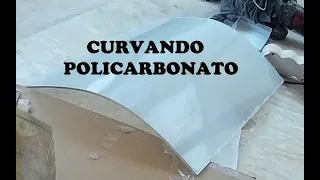 Como curvar policarbonato/ how to curve lexan 4mm