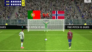 Portugal vs Norway Penalty Kick 🔥| Haaland vs Ronaldo 🔥