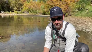 Steelhead on 5X, Lake Erie Tributaries, PA - Wooly Bugged