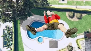 GTA 5 Crazy Jumper/Falls compilation #13(GTA 5 Fails Funny Moments/Ragdolls)