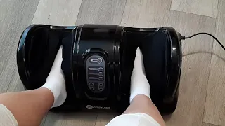 210: D Массажер для ног с персональным режимом Foot Massage Plus FITSTUDIO (черный)