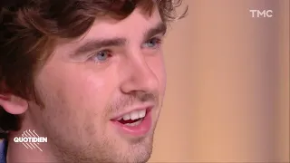 Freddie Highmore on "Quotidien" (2019) | Freddie Highmore Speaking French