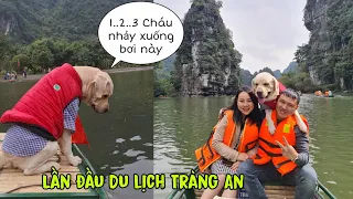 Lần đầu du lịch Tràng An, Cà Rốt nhảy xuống hồ bắt cá kìa