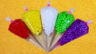 Making Crunchy Slime With Piping Bags | Satisfying Slime  16  ASMR Slime Videos
