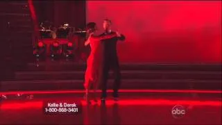 Derek Hough and Kellie Pickler dancing Argentine Tango on DWTS 5-13-13