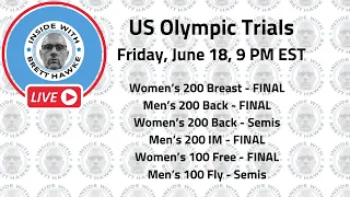 Swimming US Olympic Trials Night 6 LIVE