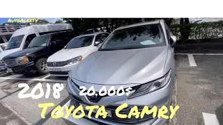 2018Toyota Camry-2.5 гибрид. - после ДТП. Цена аукциона 20.000$ не продана.