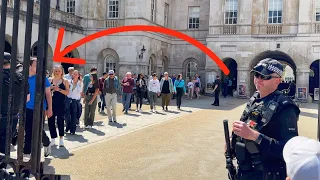 Unfortunate "INCIDENT" Horse Guards Closed and Everyone Kicked out