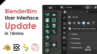 BlenderBim - major UI update - in 15mins