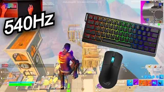 Wooting 60HE ASMR Chill🤩Satisfying Keyboard Fortnite 540Hz Smooth 4K