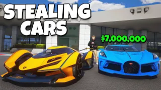 Stealing RARE Supercars in GTA 5 RP..