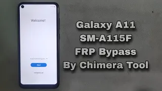 Samsung A11 FRP Bypass Test Point By Chimera Tool Easy Method