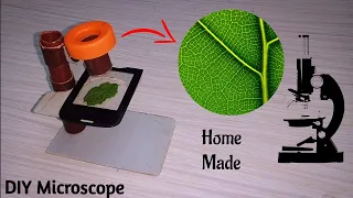How to make Microscope at home | வீட்டிலேயே நுண்ணோக்கி செய்து எப்படி? | DIY Tamil