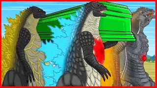 Legendary Electric Godzilla  vs. Phaya Kumphee , King Ghidorah - Coffin Dance Meme Song (COVER)